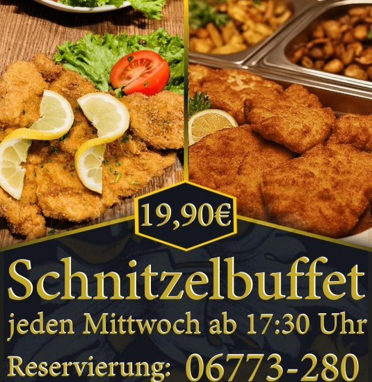 Schnitzelbuffet | © Hotel Rheingraf Schnitzelbuffet | © Hotel Rheingraf