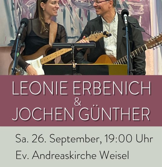 Plakat_Konzert_Erbenich_Günther | © Ev . Gesamtkirchengemeinde Blaues Ländchen Plakat_Konzert_Erbenich_Günther | © Ev . Gesamtkirchengemeinde Blaues Ländchen