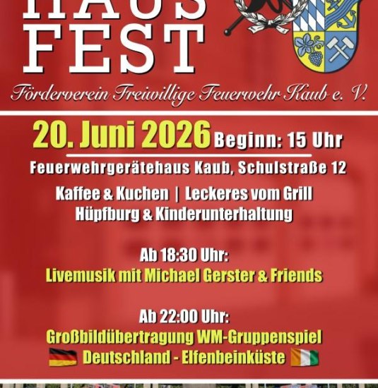 Ger&auml;tehaus Fest | &copy; Feuerwehr Kaub